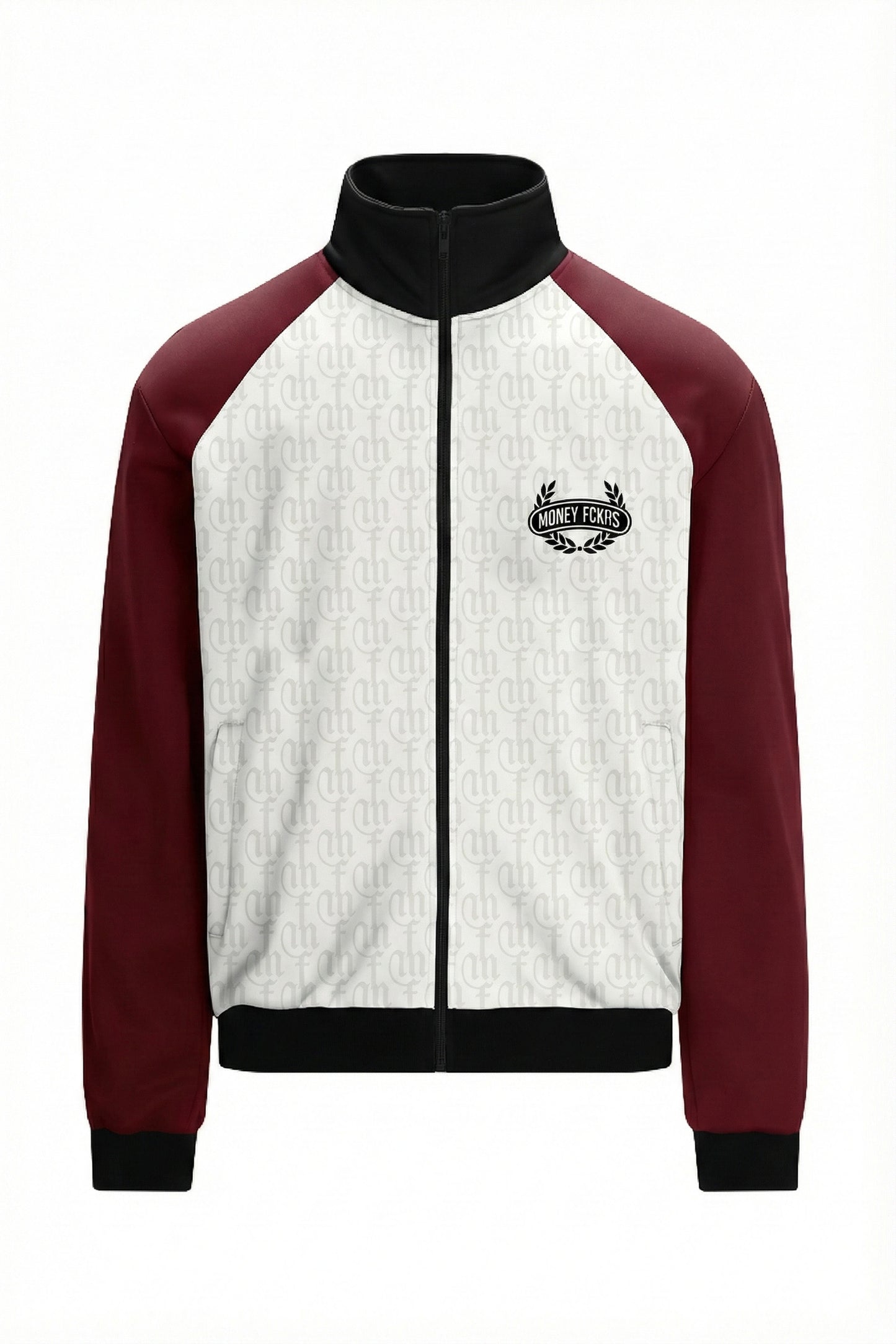 BLUZA  MF MONOGRAM  - BORDOWA