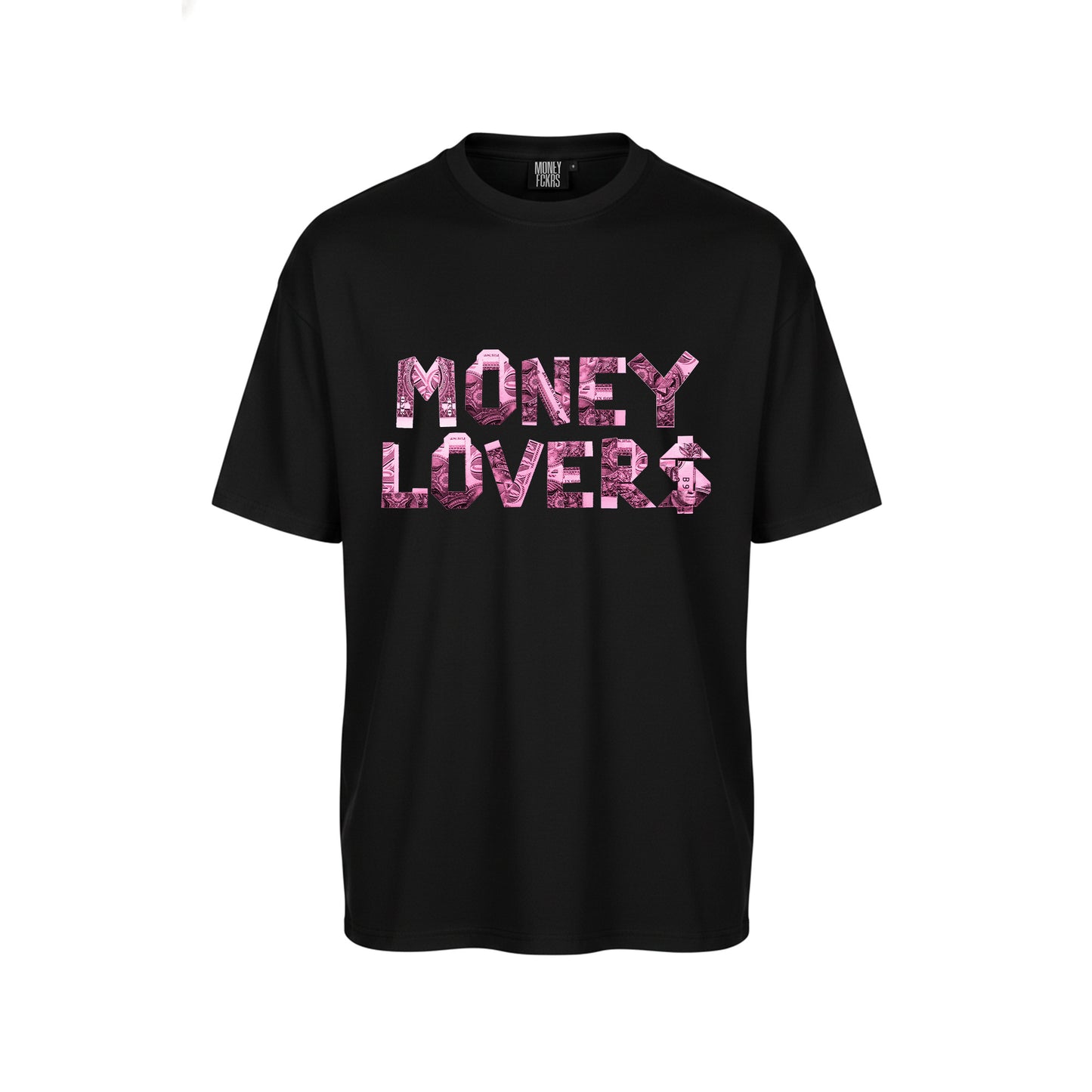 MONEY LOVERS T-SHIRT - CZARNY