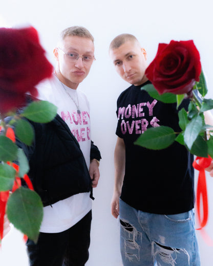 MONEY LOVERS T-SHIRT - CZARNY