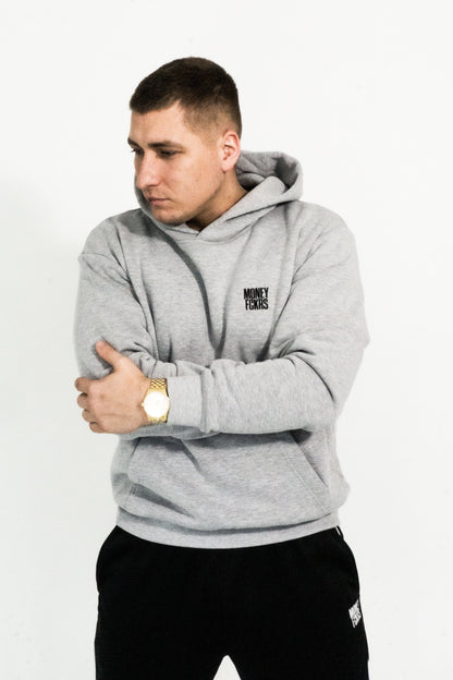 MONEYFCKRS HOODIE - SZARE