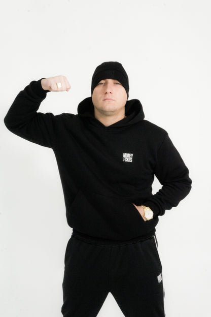 MONEYFCKRS HOODIE - CZARNE