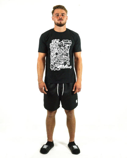 TIME IS MONEY T-SHIRT - CZARNA