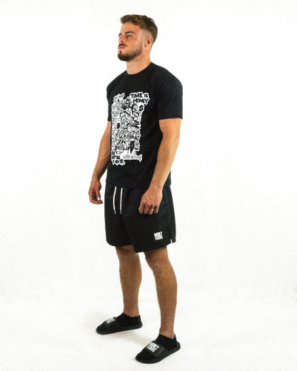 TIME IS MONEY T-SHIRT - CZARNA